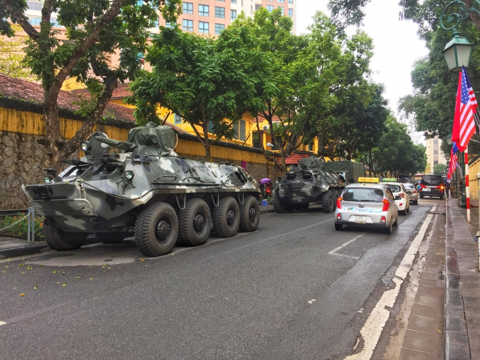 Hà Nội cấm hàng loạt tuyến phố phục vụ hội nghị thượng đỉnh Mỹ - Triều ha noi cam hang loat tuyen pho phuc vu hoi nghi thuong dinh my trieu