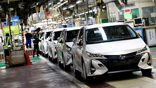 Toyota tạm đóng cửa 9 nhà máy tại Nhật do động đất Toyota tạm đóng cửa 9 nhà máy tại Nhật do động đất