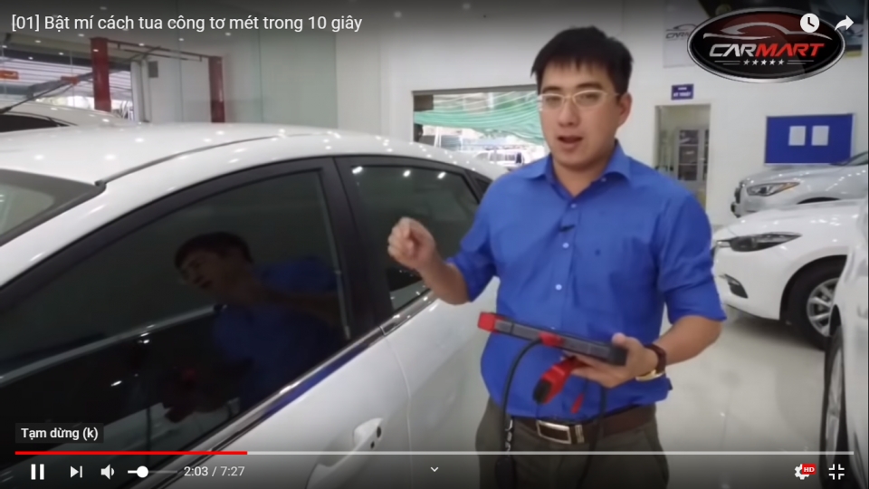 'Bật mí' cách tua công-tơ-mét ô tô trong 10 giây thanh vien otofun bat mi cach tua cong to met o to trong 10 giay
