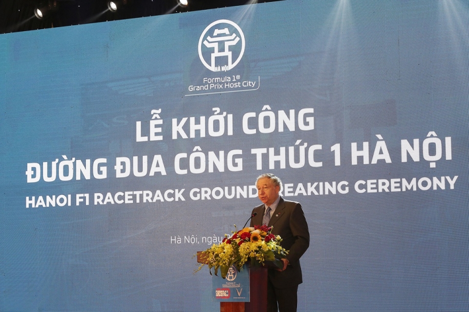 Hà Nội chính thức khởi công xây đường đua F1 ha noi chinh thuc khoi cong xay duong dua f1