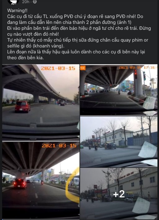 Cẩn trọng với "bẫy" vượt đèn đỏ ở lối rẽ từ cầu Thăng Long sang Phạm Văn Đồng Cẩn trọng với "bẫy" vượt đèn đỏ ở lối rẽ từ cầu Thăng Long sang Phạm Văn Đồng