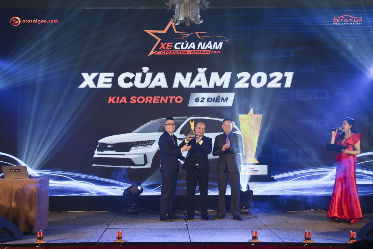 Kia Sorento giành danh hiệu XE CỦA NĂM 2021