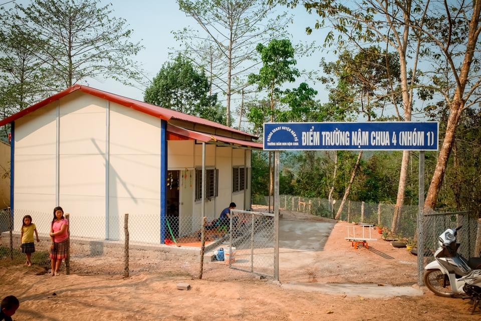 SABC 2018 ngày trở lại: Những ngôi trường mới trên đất Nậm Pồ sabc 2018 ngay tro lai nhung ngoi truong moi tren dat nam po