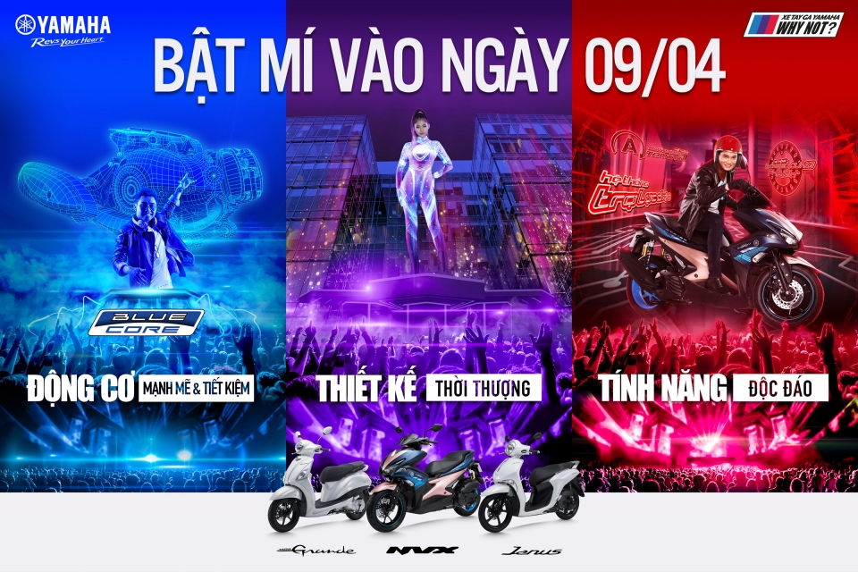 Yamaha sẽ mang tới bất ngờ “khủng” nào vào ngày 9/4? yamaha se mang toi bat ngo khung nao vao ngay 94