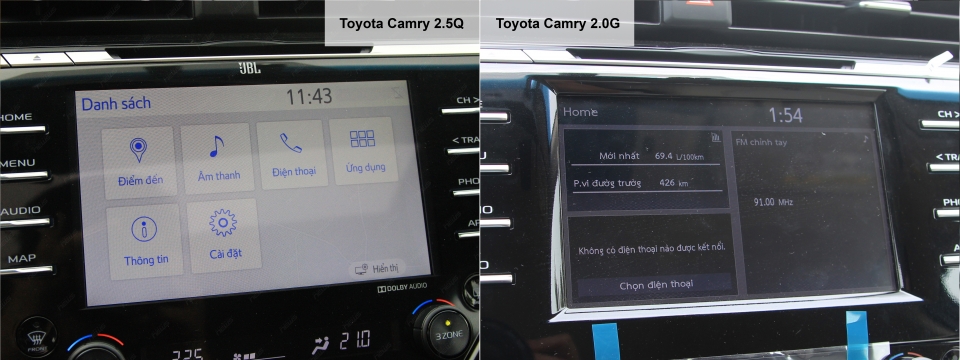 Hai phiên bản Toyota Camry 2019 có gì khác nhau hai phien ban toyota camry 2019 co gi khac nhau