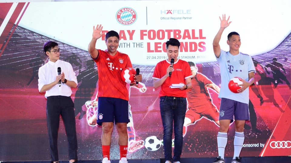 Audi đưa huyền thoại bóng đá Đức Bayern đến Việt Nam