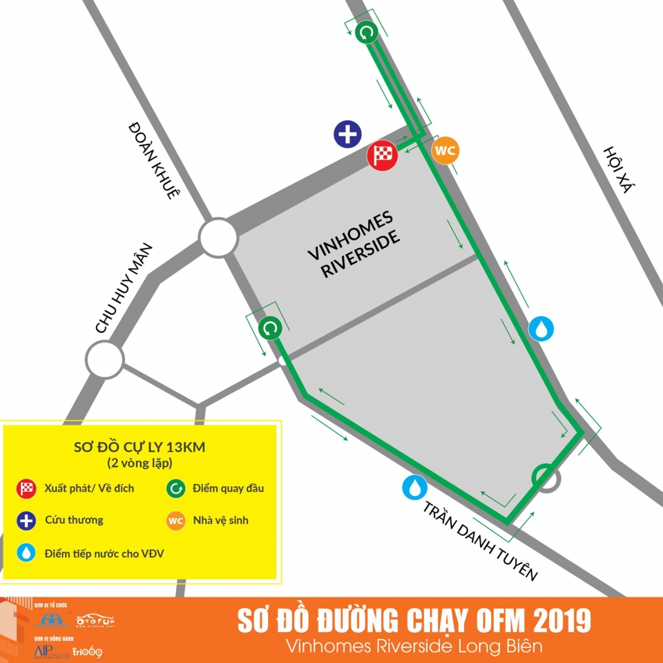 Cập nhật cung đường chạy tại Otofun Marathon 2019 cap nhat cung duong chay tai otofun marathon 2019