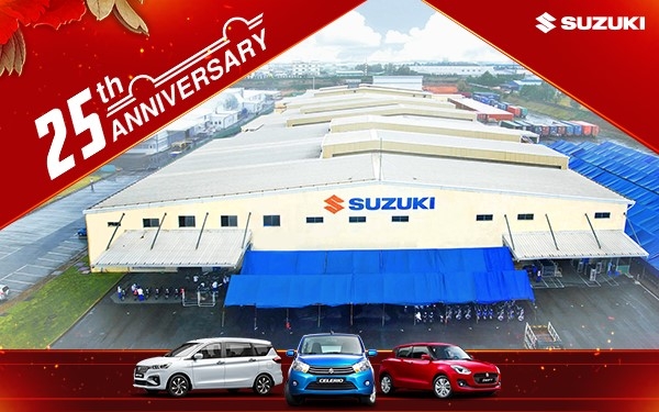 Suzuki Việt Nam kỷ niệm 25 năm gắn kết với khách hàng bằng quà tặng đặc biệt suzuki vie t nam tang qua ho tro thue phi cho khach hang nhan dip ky nie m 25 nam thanh lap