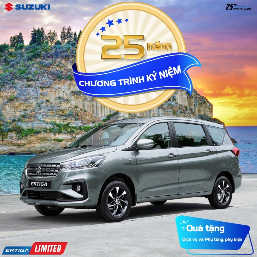 Suzuki Việt Nam kỷ niệm 25 năm gắn kết với khách hàng bằng quà tặng đặc biệt suzuki vie t nam tang qua ho tro thue phi cho khach hang nhan dip ky nie m 25 nam thanh lap