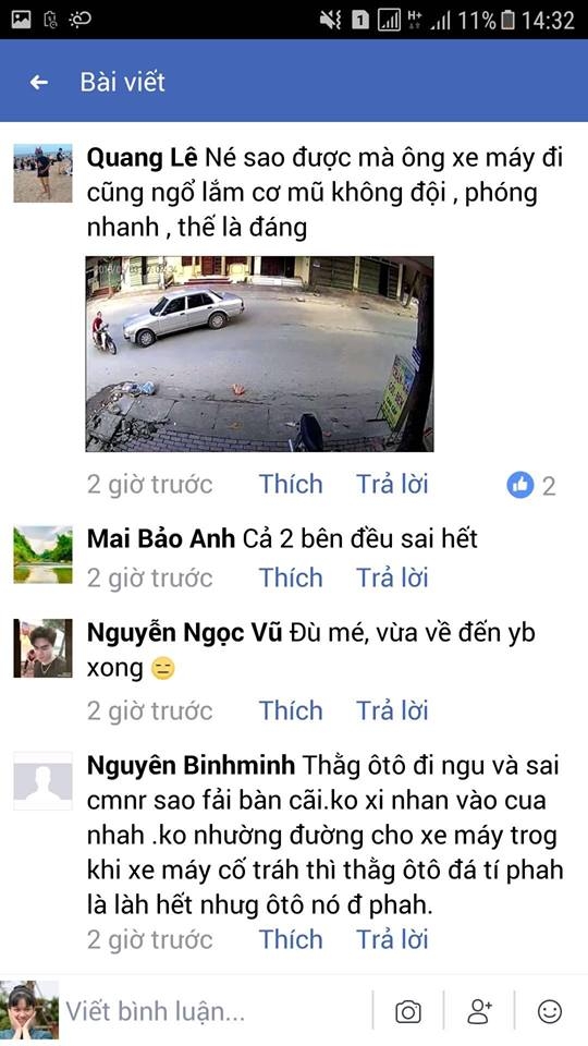 o to dot ngot sang duong hat tung xe may di nguoc chieu o yen bai