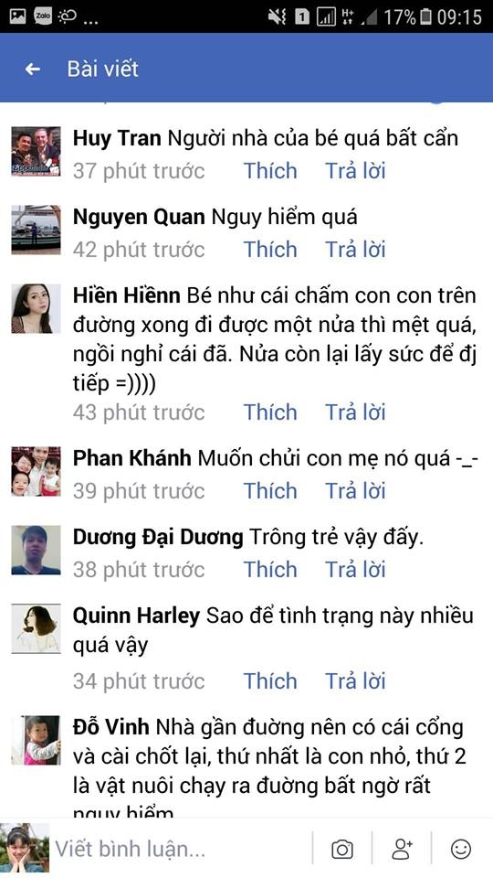 Đứa trẻ băng qua đường, ngã trước mũi 2 xe container dua tre bang qua duong nga truoc mui container khien tai xe hot hoang