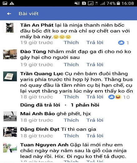 nu ninja dot ngot dau dau khien tai xe o to con hot hoang