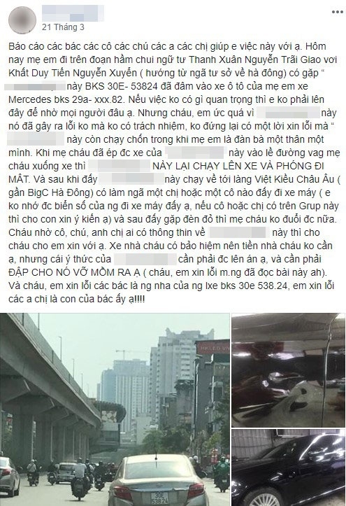 Nam tài xế lái Vios tông liên tiếp 3 xe ô tô rồi tháo chạy nam tai xe lai vios tong lien tiep 3 xe o to sang roi thao chay