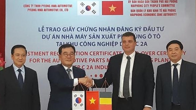 Công ty Hàn Quốc đầu tư khu sản xuất phụ tùng ô tô gần nhà máy VinFast