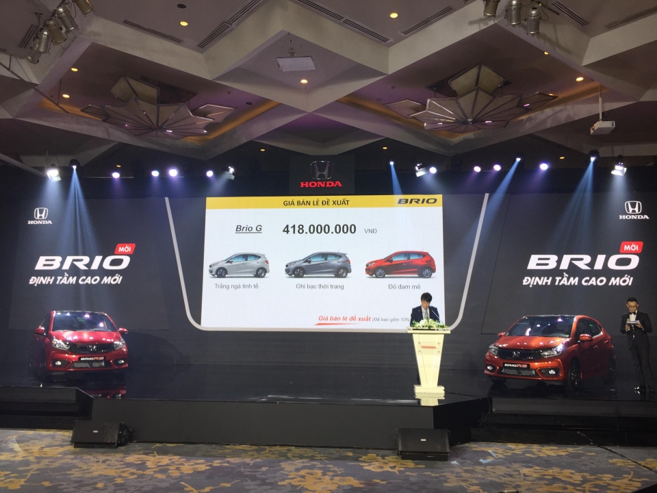 Honda Brio chính thức ra mắt giá từ 418 triệu đồng honda brio chinh thuc ra mat gia tu 418 trieu dong