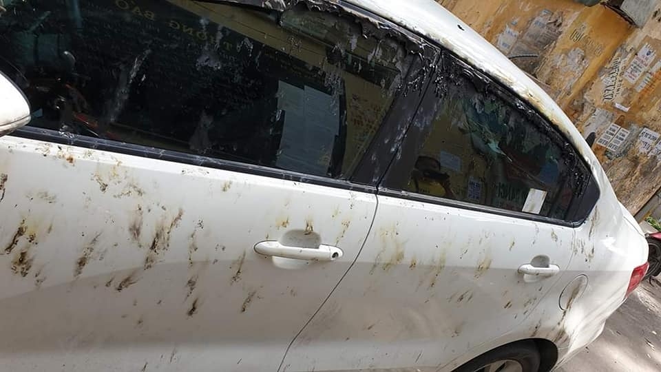kia rio chay o khu tap the kim lien chu xe bao cong an de hoan thien ho so bao hiem
