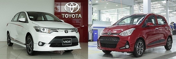 Grand i10 vượt Toyota Vios trong cuộc đua giữa Hyundai Thành Công và Toyota Việt Nam grand i10 vuot toyota vios trong cuoc dua giua hyundai thanh cong va toyota viet nam