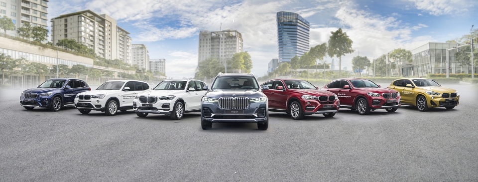 thaco chinh thuc ra mat bo ba bmw x7 x5 x3