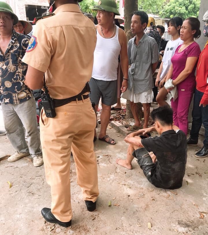 thanh nien thong chot hat vang chien si csgt tai an lao hai phong