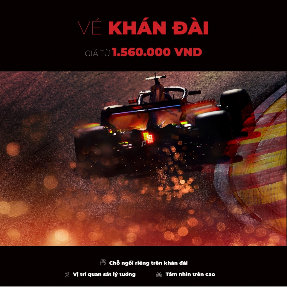 Giá vé F1 Việt Nam GrandPrix cao nhất tương đương 1 chiếc Honda SH gia ve f1 viet nam grandprix cao nhat tuong duong 1 chiec honda sh