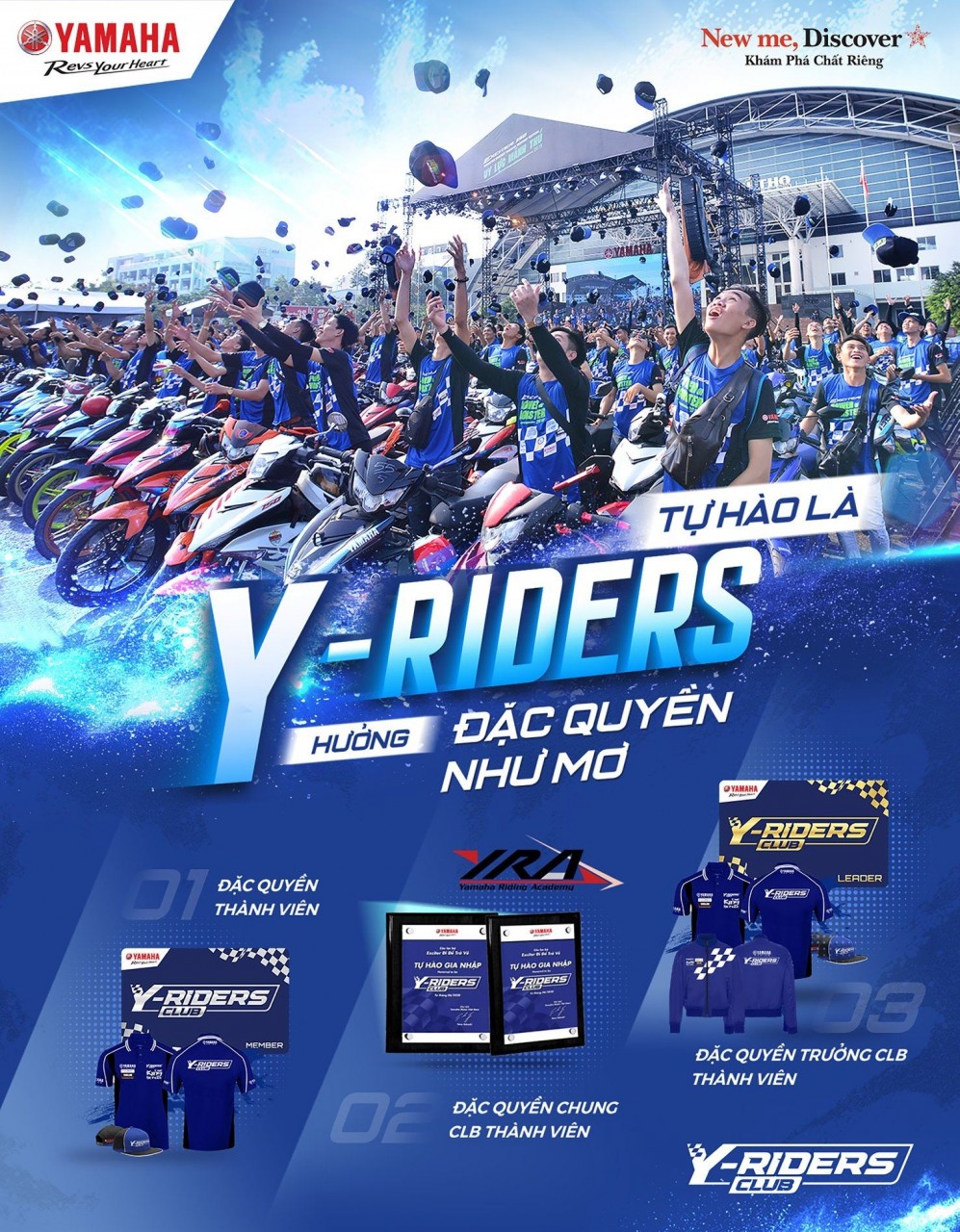 Thành viên Y-Riders Club tự hào tham gia cộng đồng lớn mạnh, nhiều đặc quyền và hoạt động ý nghĩa y riders club cong dong moi voi nhieu dac quyen va hoat dong y nghia danh cho cac thanh vien
