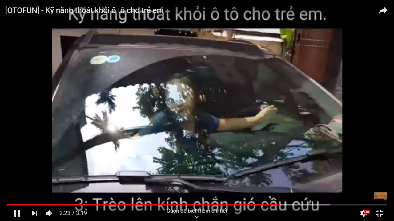 6 ky nang co ban giup tre thoat hiem khi mac ket trong mot chiec o to bi khoa kin