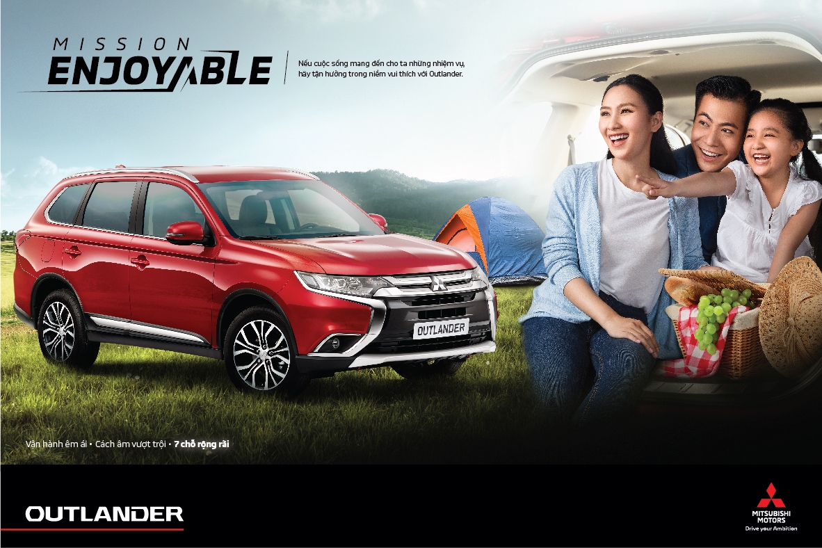 mitsubishi caravan 2019 tan huong niem vui thich cung mitsubishi outlander