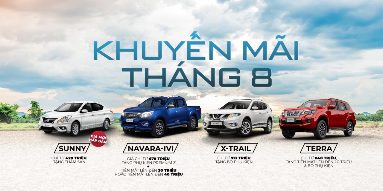 Nissan và TCIE Việt Nam công bố giá mới của Sunny và ưu đãi cho các dòng xe Nissan trong tháng 8 nissan va tcie viet nam cong bo gia moi cua sunny va uu dai cho cac dong xe nissan trong thang 8