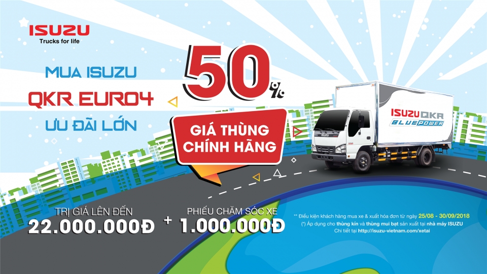 gioi tai xe danh nhung loi co canh cho isuzu qkr blue power