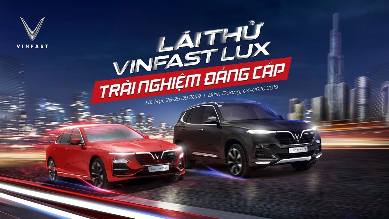 VinFast tổ chức lái thử Lux SA2.0 và Lux A2.0 cùng chuyên gia hàng đầu châu Á vinfast to chuc lai thu lux sa20 va lux a20 cung chuyen gia hang dau chau a