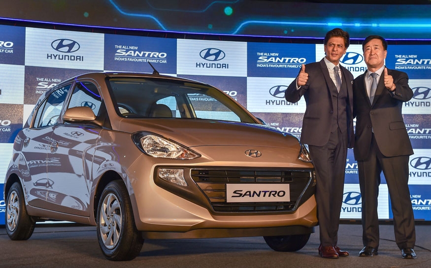 hyundai santro 2018 ra mat gia chi 123 trieu dong