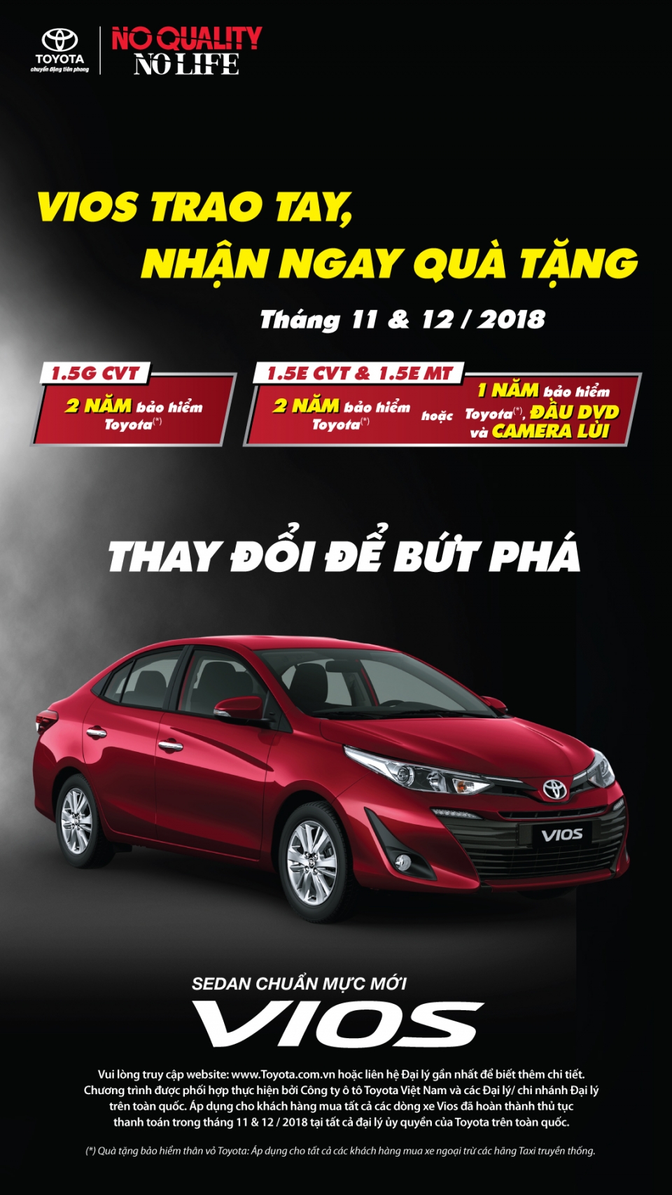 Tăng khuyến mại, Toyota Vios muốn giữ vị trí bán chạy nhất dịp cuối năm tang khuyen mai toyota vios muon giu vi tri ban chay nhat dip cuoi nam