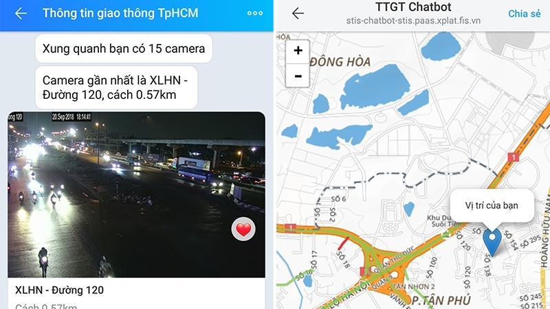 Ra mắt công cụ xem trước điểm tắc đường, ngập nước tại TP.HCM