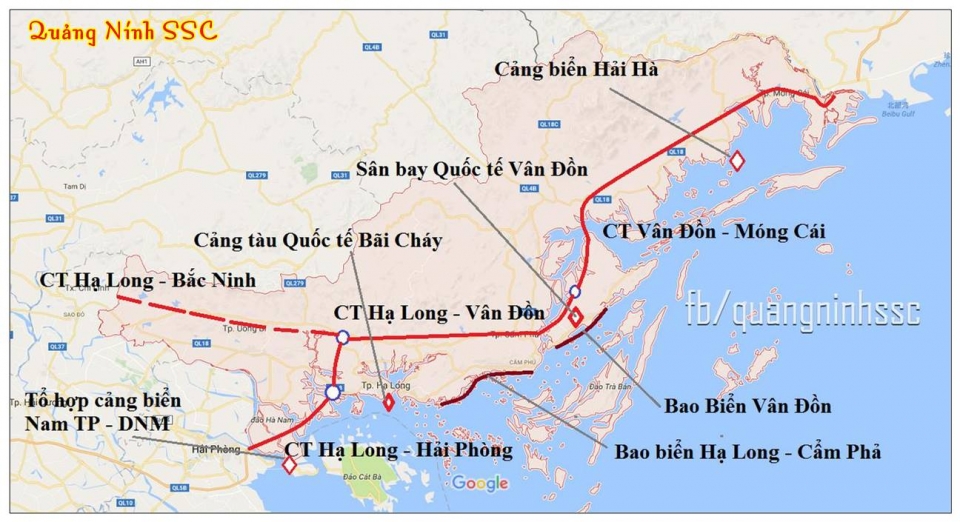 Cao tốc 11.000 nghìn tỷ Móng Cái - Vân Đồn khởi công trong tháng 12/2018 cao toc mong cai van don khoi cong trong thang 122018