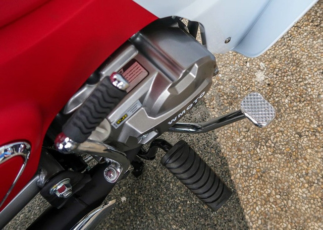 cub classic ngoai hinh giong het gia re bang 13 honda super cub