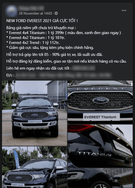 Đại lý đồng loạt chào bán Ford Everest 2021, giá không đổi Đại lý đồng loạt chào bán Ford Everest 2021, giá không đổi