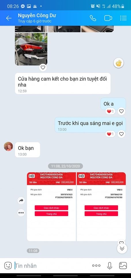 Salon Long Việt dùng giấy tờ giả bán ô tô cho khách Salon Long Việt dùng giấy tờ giả bán ô tô cho khách