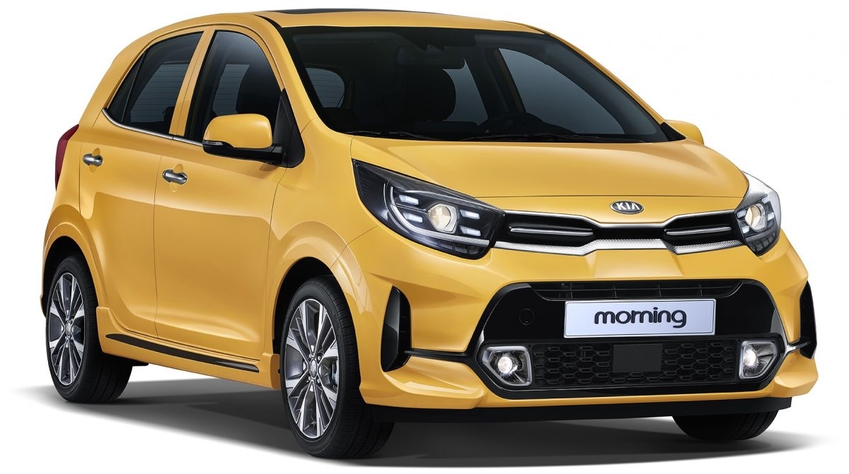 kia morning ra mat 4 mau sac moi