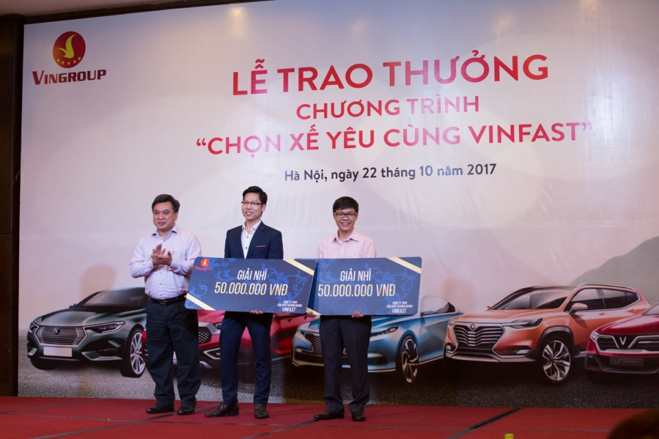 Trao giải cuộc thi “Chọn xế yêu cùng Vinfast” trao giai cuoc thi chon xe yeu cung vinfast