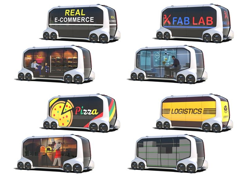 Toyota e-Palette: Siêu thị di động độc đáo trên bốn bánh xe toyota e palette sieu thi di dong doc dao tren bon banh xe