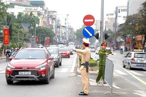 Hà Nội: Phân luồng giao thông phục vụ APPF-26 ha noi phan luong giao thong phuc vu appf 26