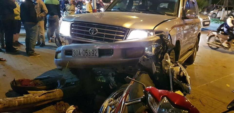 Đã xác định danh tính xe "điên" gây tai nạn trên đường Nguyễn Chí Thanh da xac dinh danh tinh xe dien gay tai nan tren duong nguyen chi thanh