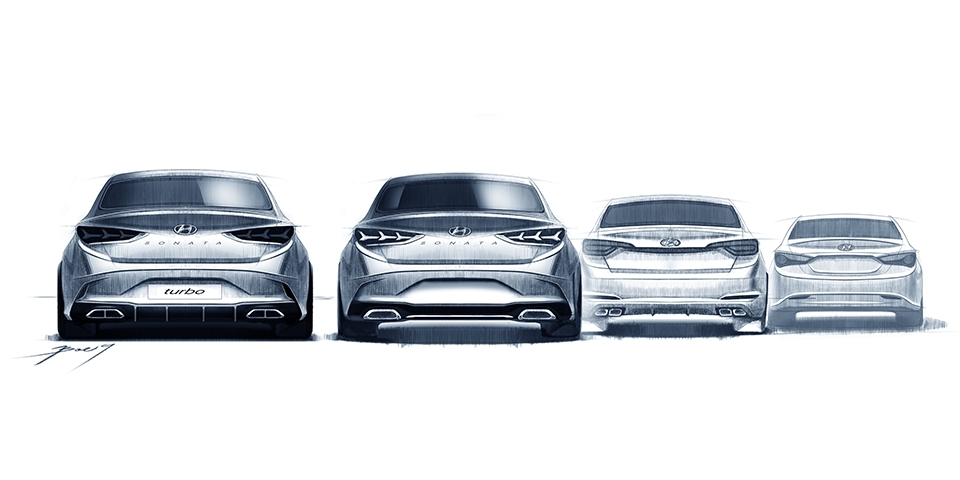 Hyundai hé lộ những hình ảnh đầu tiên về Sonata 2017 hyundai he lo nhung hinh anh dau tien ve sonata 2017