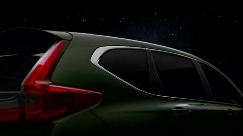 Honda CR-V 2017 bảy chỗ hé lộ trước thềm ra mắt tại Thái Lan