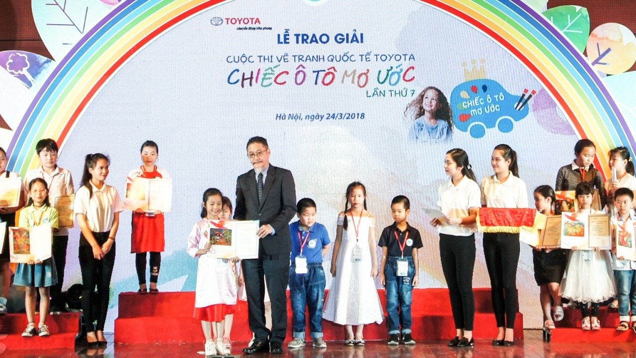 Cuộc thi Vẽ tranh Quốc tế Toyota lần thứ 7 khép lại với nhiều tác phẩm xuất sắc