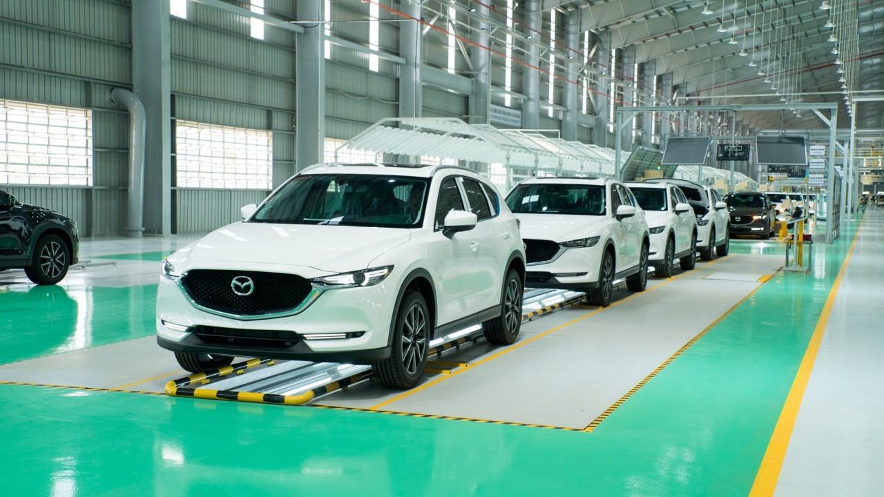 Cận cảnh nhà máy Thaco Mazda lớn và hiện đại nhất Đông Nam Á can canh nha may thaco mazda lon va hien dai nhat dong nam a