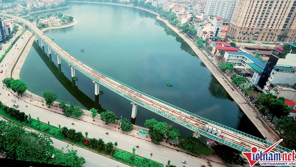 Một số bất tiện còn tồn tại ở tuyến đường sắt trên cao Cát Linh-Hà Đông nhieu bat tien o tuyen duong sat tren cao cat linh ha dong