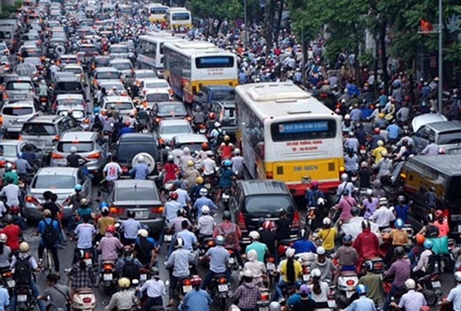 Giao thông Hà Nội: Tắc ở đâu? giao thong ha noi tac o dau