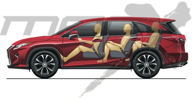 Lexus RX phiên bản 7 chỗ sẽ trình làng vào tháng 10 tới lexus rx phien ban 7 cho se trinh lang vao thang 10 toi