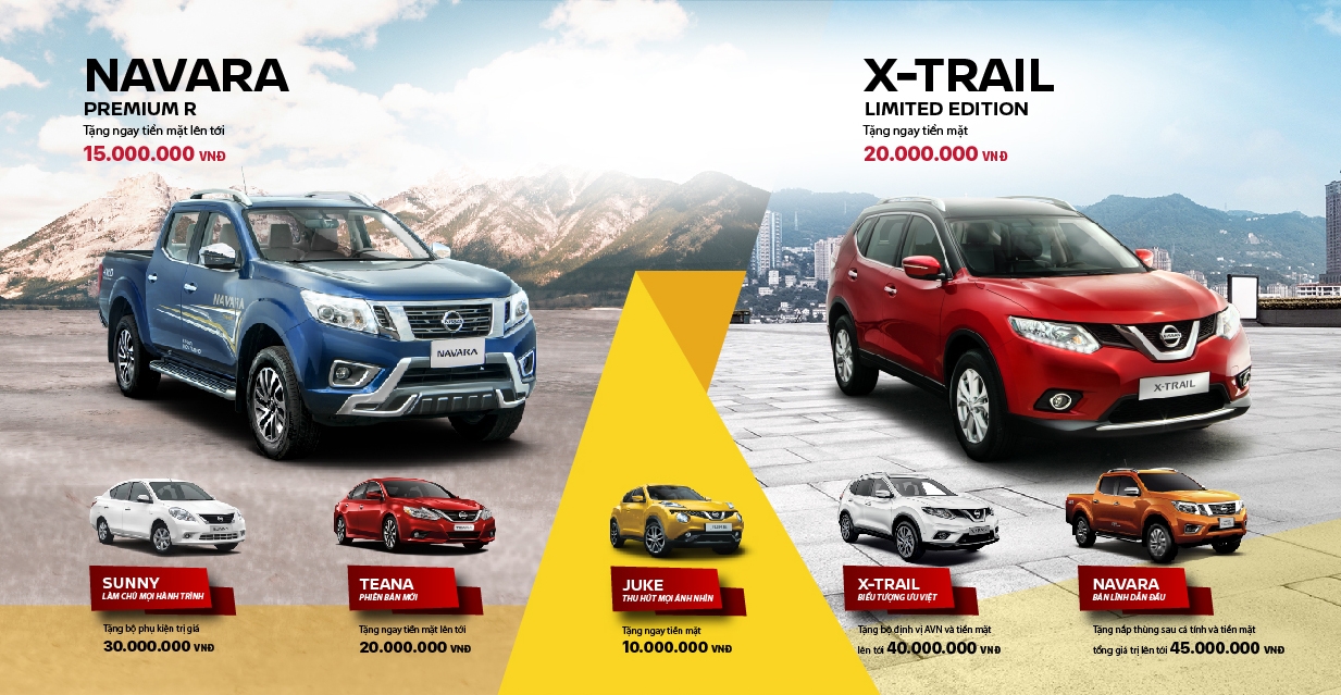 Nissan giảm giá mạnh X-Trail và Navara từ tháng 7 nissan giam gia manh x trail va navara tu thang 7